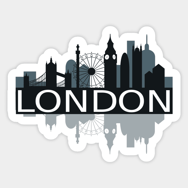 London Skyline Sticker by FelippaFelder